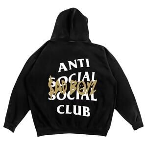 Anti social social club x sad boyz HOODIE NWT